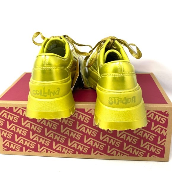 VANS Collina Strada Old Skool Vibram Women Synthetic Yellow Low Shoe VN0009Q4YL9 - Picture 7 of 11